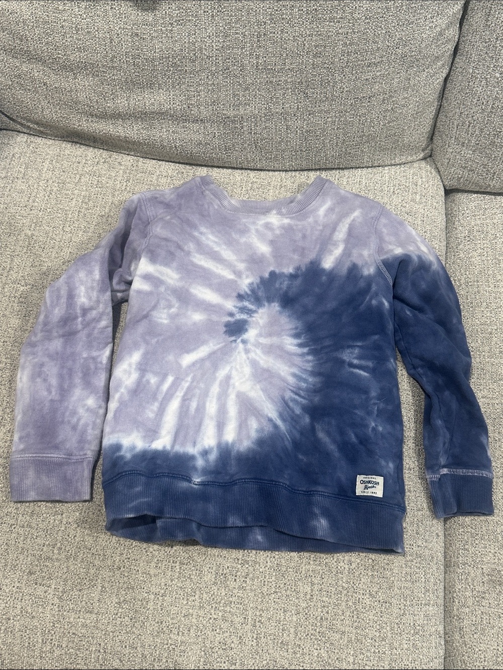 6/$25 tie dye sweatshirt